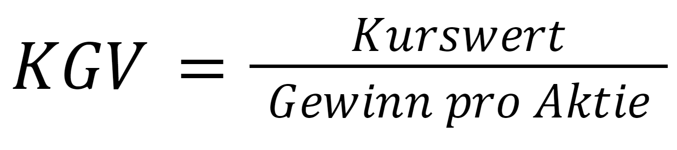 KGV Formel